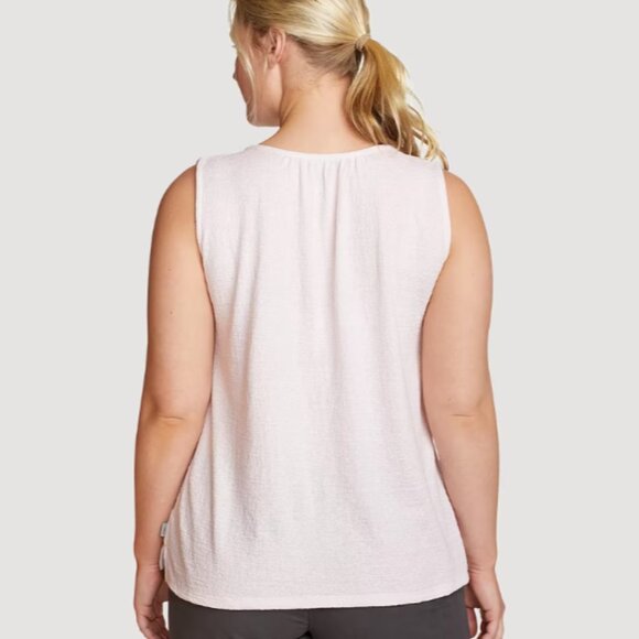 Eddie Bauer Mountain Meadow White Tank Top Size Medium - Picture 2 of 9